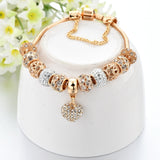 Luxury Crystal Heart Charm Bracelets