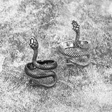 Retro Punk Exaggerated Spirit Snake Ring