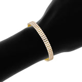 Trendy AAA Tennis Bracelet For Women Girls Luxury Micro Crystal Braslet Gold Silver Color Chain Bracelet&Bangles Jewelry Gift