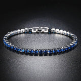 Trendy AAA Tennis Bracelet For Women Girls Luxury Micro Crystal Braslet Gold Silver Color Chain Bracelet&Bangles Jewelry Gift