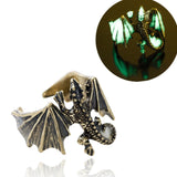 Retro Punk Exaggerated Spirit Snake Ring