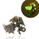 Retro Punk Exaggerated Spirit Snake Ring