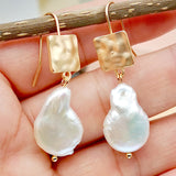 Boho Ethnic Green Resin Stone Dangle Earrings