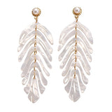 Leaf Acrylic Dangle Earrings