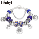 Silver Tree of Life Fashion Bead Bracelet