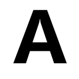 New Simple Gold Silver Color A-Z 26 Letters Pendant