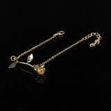 3D Rose Necklace Personalized Custom Charm Necklace
