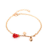 3D Rose Necklace Personalized Custom Charm Necklace