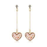 Statement Round Dangle Drop Earrings
