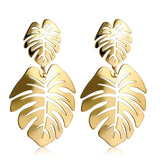 Statement Round Dangle Drop Earrings