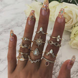 9 Design Boho Vintage Rings