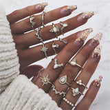 9 Design Boho Vintage Rings