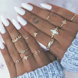 9 Design Boho Vintage Rings