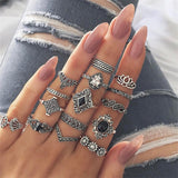 9 Design Boho Vintage Rings