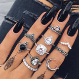 9 Design Boho Vintage Rings