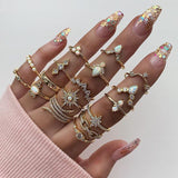 9 Design Boho Vintage Rings