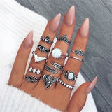 9 Design Boho Vintage Rings