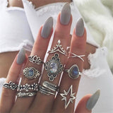 9 Design Boho Vintage Rings