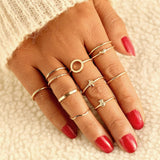 9 Design Boho Vintage Rings