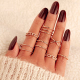 9 Design Boho Vintage Rings