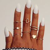 9 Design Boho Vintage Rings