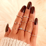 9 Design Boho Vintage Rings