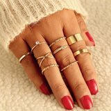 9 Design Boho Vintage Rings