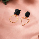 Round Dangle Drop Earrings