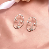 Round Dangle Drop Earrings