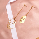 Round Dangle Drop Earrings