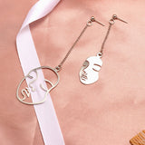 Round Dangle Drop Earrings