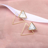 Round Dangle Drop Earrings