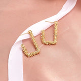 Round Dangle Drop Earrings