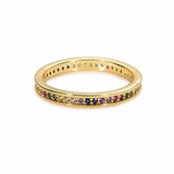 Gold Crown rainbow Rings