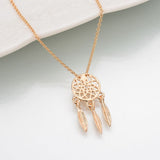 Dream catcher necklace