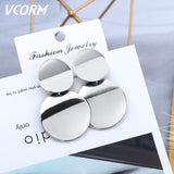 Acrylic Earrings For Women Statement Vintage Geometric Gold Dangle Drop Earrings