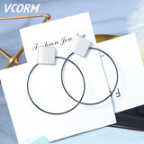 Acrylic Earrings For Women Statement Vintage Geometric Gold Dangle Drop Earrings