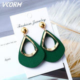 Acrylic Earrings For Women Statement Vintage Geometric Gold Dangle Drop Earrings