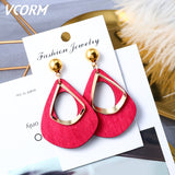 Acrylic Earrings For Women Statement Vintage Geometric Gold Dangle Drop Earrings