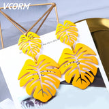 Acrylic Earrings For Women Statement Vintage Geometric Gold Dangle Drop Earrings