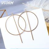 Acrylic Earrings For Women Statement Vintage Geometric Gold Dangle Drop Earrings