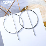 Acrylic Earrings For Women Statement Vintage Geometric Gold Dangle Drop Earrings