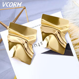 Acrylic Earrings For Women Statement Vintage Geometric Gold Dangle Drop Earrings