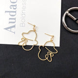 Punk Human Face Drop Earrings