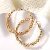 Big Circle Round Hoop Earrings