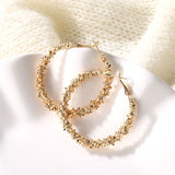 Big Circle Round Hoop Earrings
