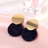 Big Circle Round Hoop Earrings
