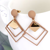 Big Circle Round Hoop Earrings
