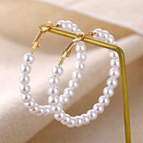 Big Circle Round Hoop Earrings