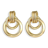 Big Circle Round Hoop Earrings